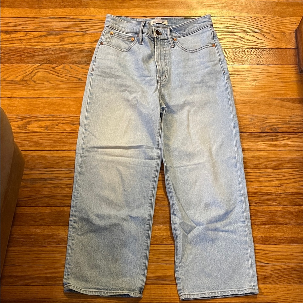 Madewell The Petite Perfect Vintage Wide-Leg Crop Jean in Edmunds Wash